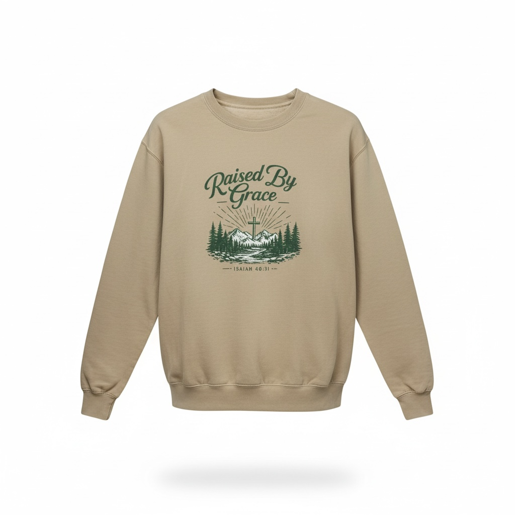 Raised By Grace - Crewneck Sweatshirt