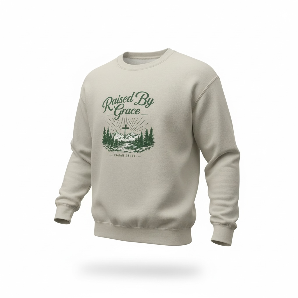 Raised By Grace - Crewneck Sweatshirt